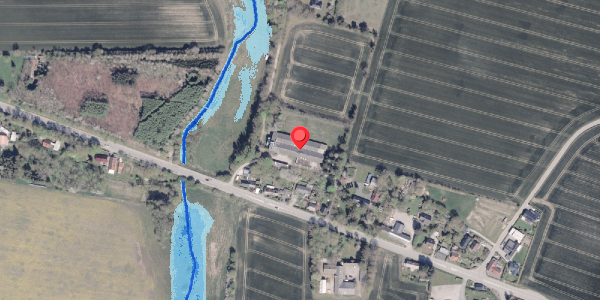 Oversvømmelsesrisiko fra vandløb på Strandvejen 158, 8300 Odder