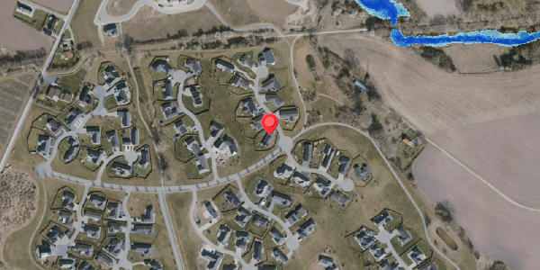 Oversvømmelsesrisiko fra vandløb på Hustomten 21, 5800 Nyborg