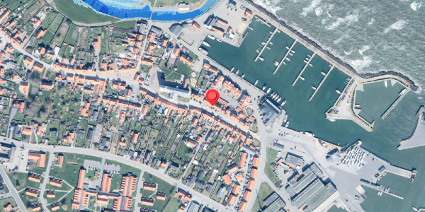 Oversvømmelsesrisiko fra vandløb på Strandgade 13, 9300 Sæby