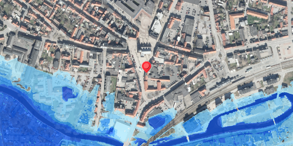 Oversvømmelsesrisiko fra vandløb på Torvet 19, . , 8500 Grenaa