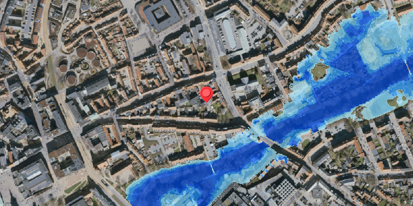 Oversvømmelsesrisiko fra vandløb på Nedergade 36C, . , 5000 Odense C