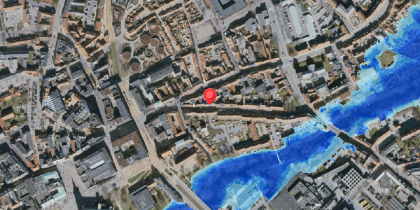 Oversvømmelsesrisiko fra vandløb på Nedergade 10, 5000 Odense C