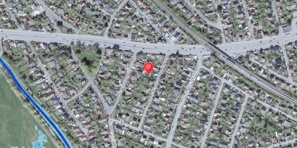 Oversvømmelsesrisiko fra vandløb på Aggervej 13, 2720 Vanløse
