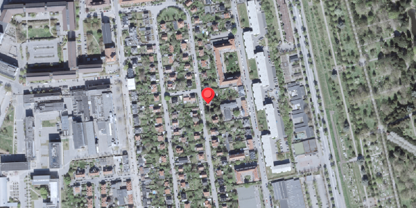 Oversvømmelsesrisiko fra vandløb på Bjørnsonsvej 21, 2500 Valby