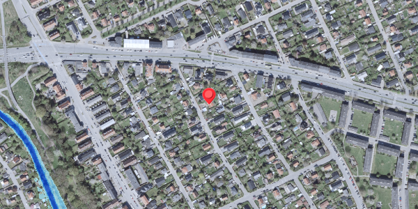 Oversvømmelsesrisiko fra vandløb på Danhaven 7, . , 2500 Valby