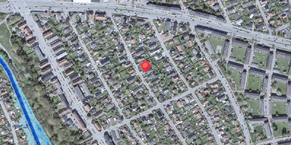 Oversvømmelsesrisiko fra vandløb på Danhaven 17, 2500 Valby