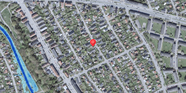 Oversvømmelsesrisiko fra vandløb på Danhaven 24, . , 2500 Valby