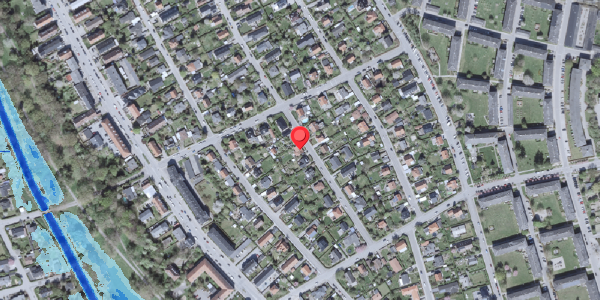 Oversvømmelsesrisiko fra vandløb på Danhaven 36, . , 2500 Valby