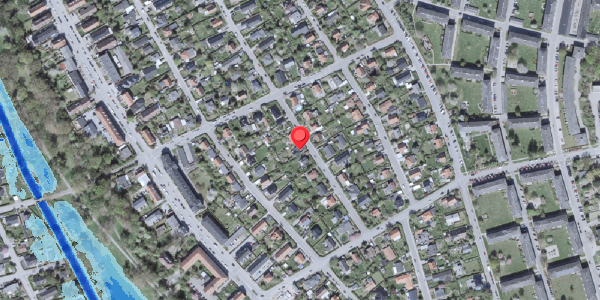 Oversvømmelsesrisiko fra vandløb på Danhaven 38, . , 2500 Valby