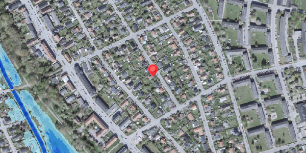 Oversvømmelsesrisiko fra vandløb på Danhaven 42, . , 2500 Valby