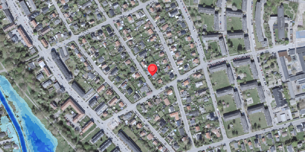 Oversvømmelsesrisiko fra vandløb på Danhaven 43, . , 2500 Valby