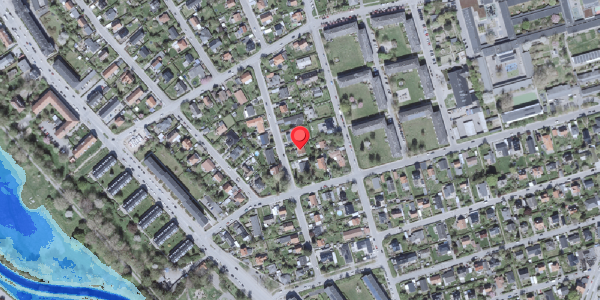 Oversvømmelsesrisiko fra vandløb på Englodden 13, 2500 Valby