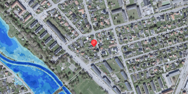 Oversvømmelsesrisiko fra vandløb på Englodden 18, . , 2500 Valby