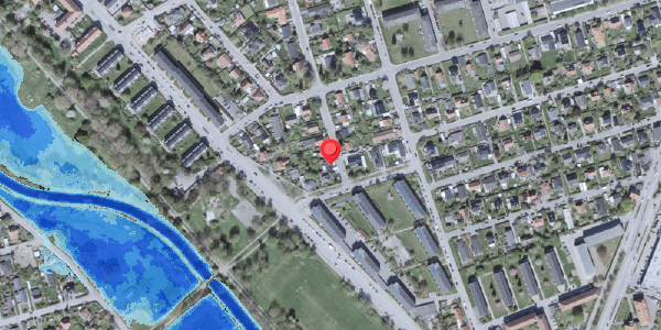Oversvømmelsesrisiko fra vandløb på Englodden 22, . , 2500 Valby