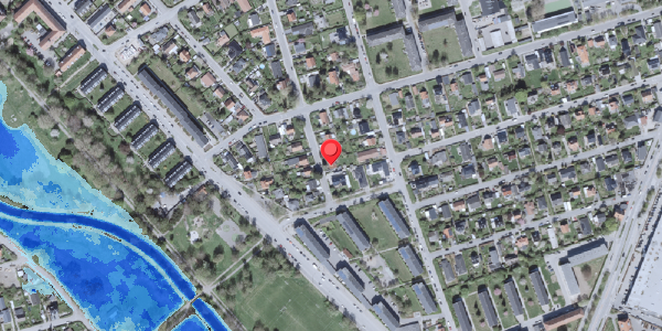 Oversvømmelsesrisiko fra vandløb på Englodden 23, . , 2500 Valby