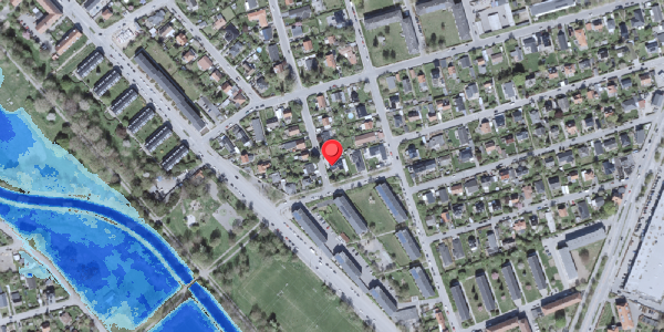 Oversvømmelsesrisiko fra vandløb på Englodden 25, . , 2500 Valby