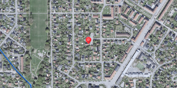Oversvømmelsesrisiko fra vandløb på Havebo 17, . , 2500 Valby