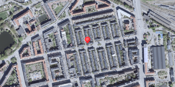 Oversvømmelsesrisiko fra vandløb på Heisesgade 36, 2100 København Ø