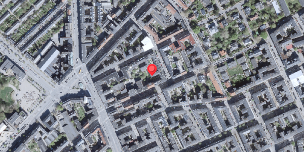 Oversvømmelsesrisiko fra vandløb på Rosenvængets Allé 17B, 1. th, 2100 København Ø