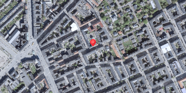 Oversvømmelsesrisiko fra vandløb på Rosenvængets Allé 23, 1. , 2100 København Ø