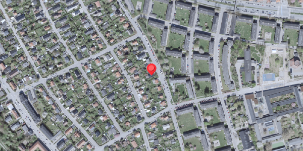 Oversvømmelsesrisiko fra vandløb på Urtehaven 34, 2500 Valby