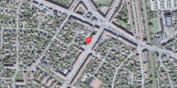 Oversvømmelsesrisiko fra vandløb på Vigerslevvej 40, st. th, 2500 Valby