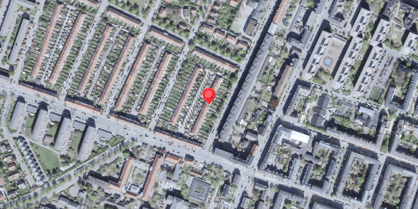 Oversvømmelsesrisiko fra vandløb på Duevej 21, 2000 Frederiksberg