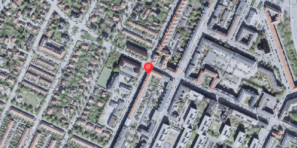 Oversvømmelsesrisiko fra vandløb på Duevej 60, 4. th, 2000 Frederiksberg