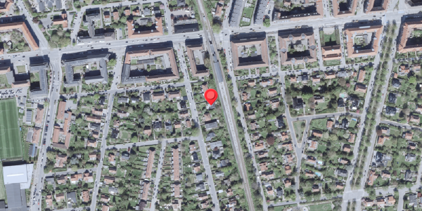 Oversvømmelsesrisiko fra vandløb på Hoffmeyersvej 15, 2000 Frederiksberg