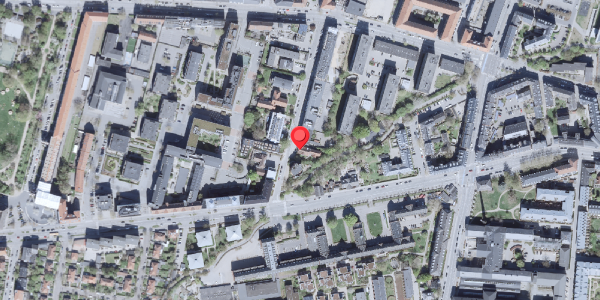 Oversvømmelsesrisiko fra vandløb på Lindevangs Alle 4, 2000 Frederiksberg