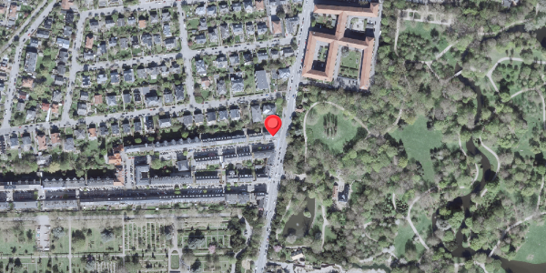 Oversvømmelsesrisiko fra vandløb på Mathildevej 2, 2000 Frederiksberg