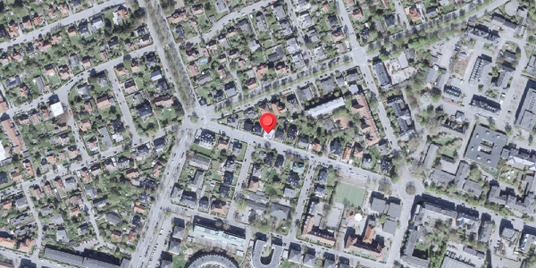 Oversvømmelsesrisiko fra vandløb på Nyelandsvej 94, 2000 Frederiksberg