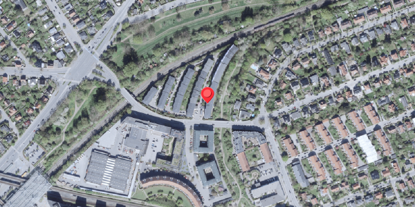 Oversvømmelsesrisiko fra vandløb på C.F. Richs Vej 92, 3. th, 2000 Frederiksberg