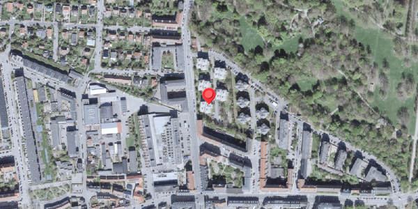 Oversvømmelsesrisiko fra vandløb på Søndre Fasanvej 87C, st. 2, 2000 Frederiksberg