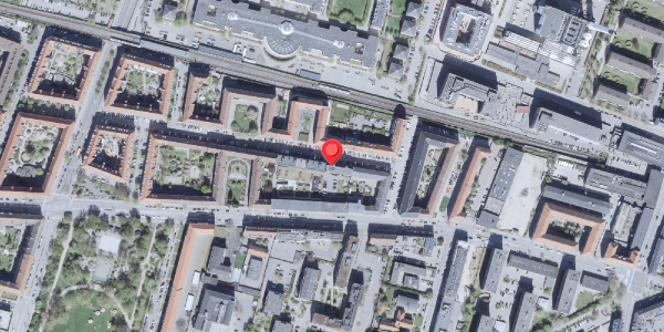 Oversvømmelsesrisiko fra vandløb på Wilkensvej 9, 2. th, 2000 Frederiksberg