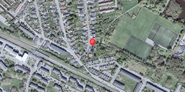 Oversvømmelsesrisiko fra vandløb på Agertoften 8, 2820 Gentofte