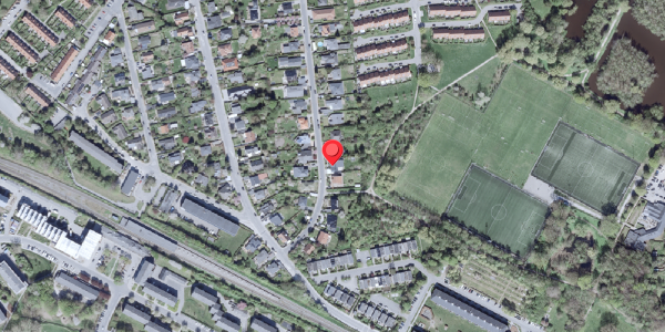 Oversvømmelsesrisiko fra vandløb på Agertoften 12, 2820 Gentofte