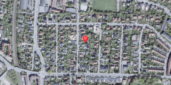 Oversvømmelsesrisiko fra vandløb på Almevej 8, 2900 Hellerup