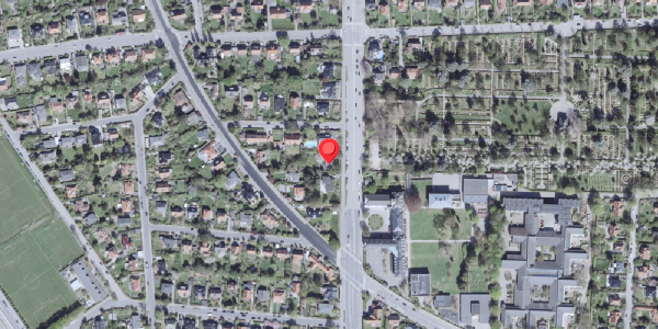 Oversvømmelsesrisiko fra vandløb på Bernstorffsvej 39, 2900 Hellerup