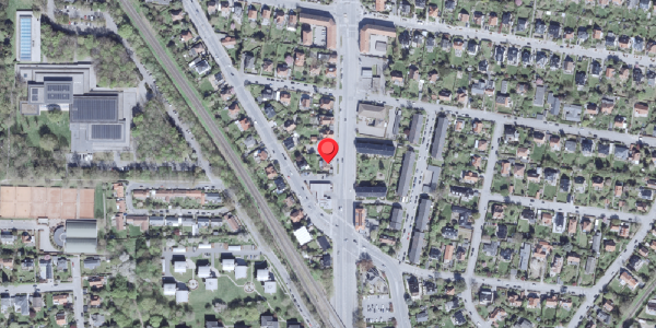 Oversvømmelsesrisiko fra vandløb på Bernstorffsvej 119, 2900 Hellerup