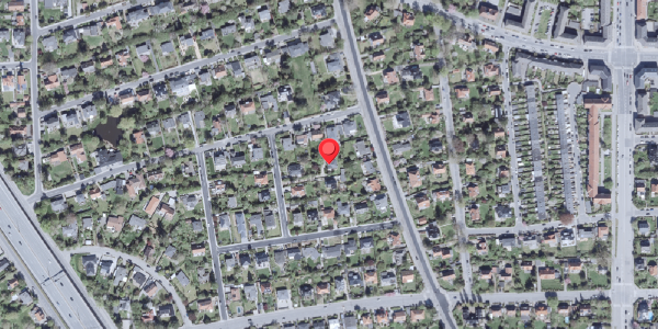 Oversvømmelsesrisiko fra vandløb på Bjergtoften 8, 2900 Hellerup