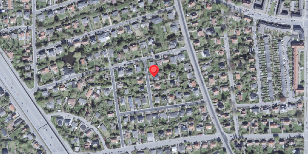 Oversvømmelsesrisiko fra vandløb på Bjergtoften 10, 2900 Hellerup