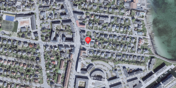Oversvømmelsesrisiko fra vandløb på Carolinevej 3, 2900 Hellerup