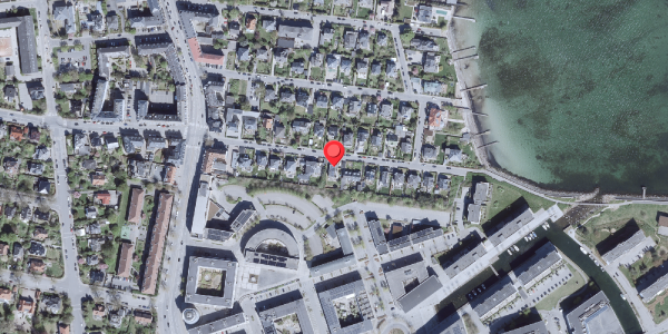 Oversvømmelsesrisiko fra vandløb på Carolinevej 14, 2900 Hellerup