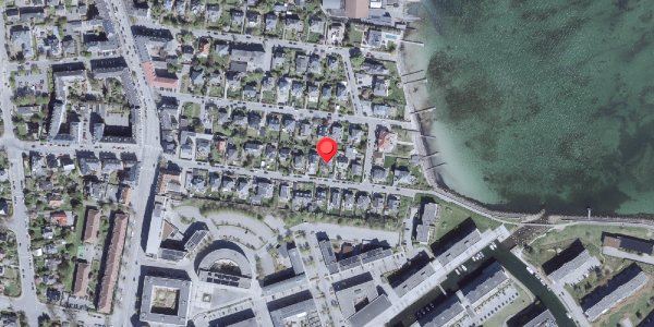 Oversvømmelsesrisiko fra vandløb på Carolinevej 21, 2900 Hellerup