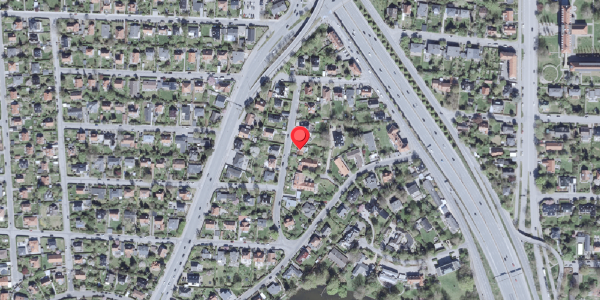 Oversvømmelsesrisiko fra vandløb på Egetoften 8, 2900 Hellerup