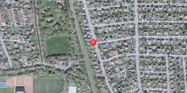 Oversvømmelsesrisiko fra vandløb på Ellemosevej 13, 2900 Hellerup