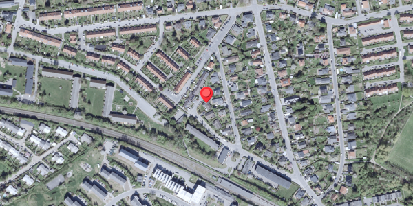 Oversvømmelsesrisiko fra vandløb på Ericavej 166, 2820 Gentofte