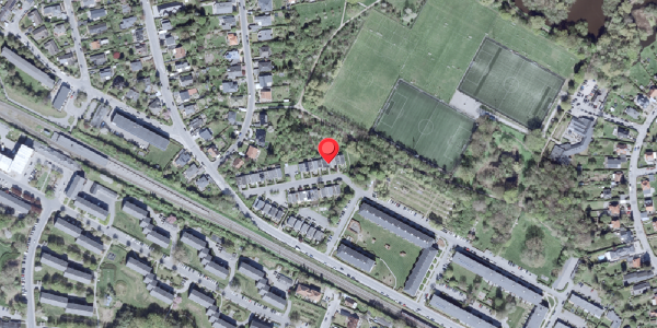 Oversvømmelsesrisiko fra vandløb på Ericastien 4, 2820 Gentofte