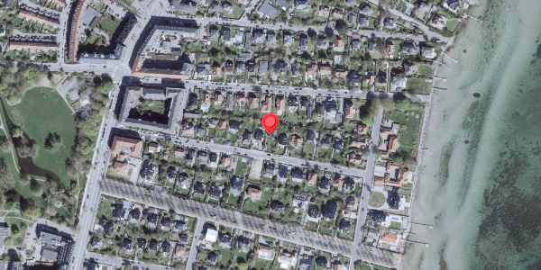 Oversvømmelsesrisiko fra vandløb på Gardes Alle 23, 2900 Hellerup